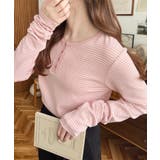 前後2WAY袖くしゅくしゅヘンリーネックボーダーロンT | moment+ | 詳細画像51