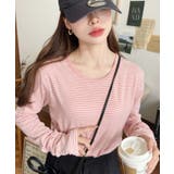 前後2WAY袖くしゅくしゅヘンリーネックボーダーロンT | moment+ | 詳細画像59