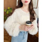 裾バルーンフリンジ長袖プルオーバー | moment+ | 詳細画像10 