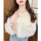 裾バルーンフリンジ長袖プルオーバー | moment+ | 詳細画像12 