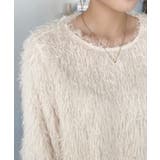 裾バルーンフリンジ長袖プルオーバー | moment+ | 詳細画像16 