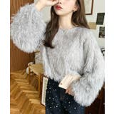 裾バルーンフリンジ長袖プルオーバー | moment+ | 詳細画像22 