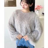 裾バルーンフリンジ長袖プルオーバー | moment+ | 詳細画像25 