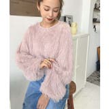 裾バルーンフリンジ長袖プルオーバー | moment+ | 詳細画像28 