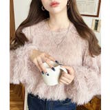 裾バルーンフリンジ長袖プルオーバー | moment+ | 詳細画像31 