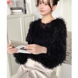 裾バルーンフリンジ長袖プルオーバー | moment+ | 詳細画像39 