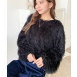 裾バルーンフリンジ長袖プルオーバー | moment+ | 詳細画像41 