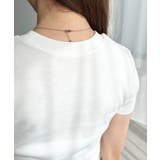 ワンポイント刺繍半袖チビTシャツ | moment+ | 詳細画像12 