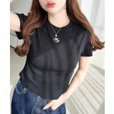 ワンポイント刺繍半袖チビTシャツ | moment+ | 詳細画像18 