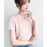 ワンポイント刺繍半袖チビTシャツ | moment+ | 詳細画像20 