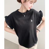 U.S.POLO ASSN.ワンポイント刺繍ショルダーフリル Tシャツ | moment+ | 詳細画像22 