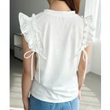 タックフリルノースリーブTシャツ  | moment+ | 詳細画像11 