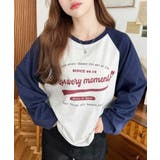 ラグランロゴプリントロンT 綿100％天竺 | moment+ | 詳細画像23 