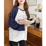 ラグランロゴプリントロンT 綿100％天竺 | moment+ | 詳細画像25 