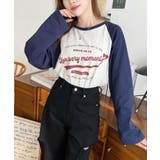 ラグランロゴプリントロンT 綿100％天竺 | moment+ | 詳細画像27 