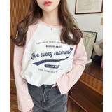 ラグランロゴプリントロンT 綿100％天竺 | moment+ | 詳細画像30 