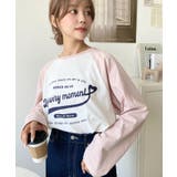 ラグランロゴプリントロンT 綿100％天竺 | moment+ | 詳細画像33 