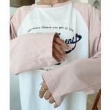 ラグランロゴプリントロンT 綿100％天竺 | moment+ | 詳細画像38 