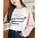 ラグランロゴプリントロンT 綿100％天竺 | moment+ | 詳細画像40 