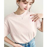 ハート刺繍半袖Tシャツ | moment+ | 詳細画像15 