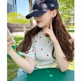 ハート刺繍半袖Tシャツ | moment+ | 詳細画像30 