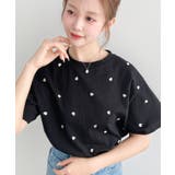 ハート刺繍半袖Tシャツ | moment+ | 詳細画像34 