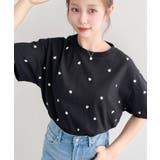 ハート刺繍半袖Tシャツ | moment+ | 詳細画像35 