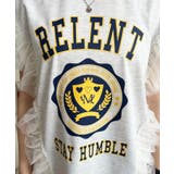 チュールフリルカレッジプリントTシャツ | moment+ | 詳細画像29
