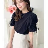 袖ハートホールリボン半袖Tシャツ | moment+ | 詳細画像22 