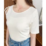 肩スリットリボン半袖トップス | moment+ | 詳細画像19 