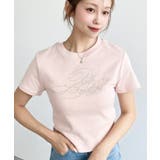 ラインストーンロゴ半袖チビTシャツ | moment+ | 詳細画像23