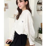 ワンポイント刺繍ポケットロンT | moment+ | 詳細画像12 