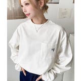 ワンポイント刺繍ポケットロンT | moment+ | 詳細画像15 