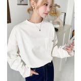 ワンポイント刺繍ポケットロンT | moment+ | 詳細画像16 