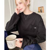 ワンポイント刺繍ポケットロンT | moment+ | 詳細画像27 