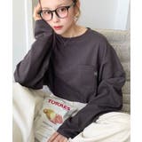 ワンポイント刺繍ポケットロンT | moment+ | 詳細画像32 