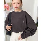 ワンポイント刺繍ポケットロンT | moment+ | 詳細画像35 