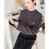 ワンポイント刺繍ポケットロンT | moment+ | 詳細画像38 