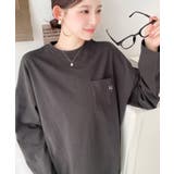 ワンポイント刺繍ポケットロンT | moment+ | 詳細画像39 