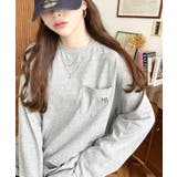 ワンポイント刺繍ポケットロンT | moment+ | 詳細画像43 