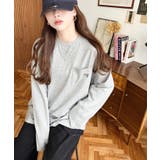 ワンポイント刺繍ポケットロンT | moment+ | 詳細画像46 