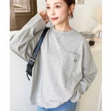 ワンポイント刺繍ポケットロンT | moment+ | 詳細画像48 