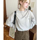 ワンポイント刺繍ポケットロンT | moment+ | 詳細画像53 