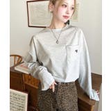 ワンポイント刺繍ポケットロンT | moment+ | 詳細画像54 