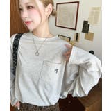 ワンポイント刺繍ポケットロンT | moment+ | 詳細画像55 