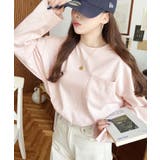 ワンポイント刺繍ポケットロンT | moment+ | 詳細画像61 