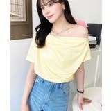 フレンチスリーブワンショルドレープカットソー | moment+ | 詳細画像14