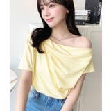 フレンチスリーブワンショルドレープカットソー | moment+ | 詳細画像17