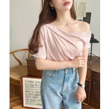 フレンチスリーブワンショルドレープカットソー | moment+ | 詳細画像23