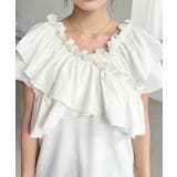 マルチウェイオフショルクロスフリルTシャツ | moment+ | 詳細画像13
